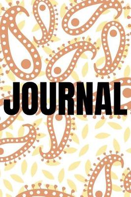 Cover of Paisley Background Lined Writing Journal Vol. 2