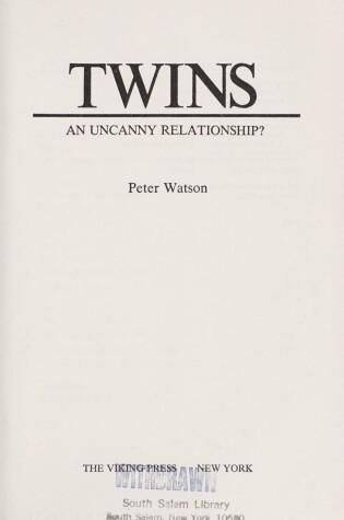 Cover of Twins