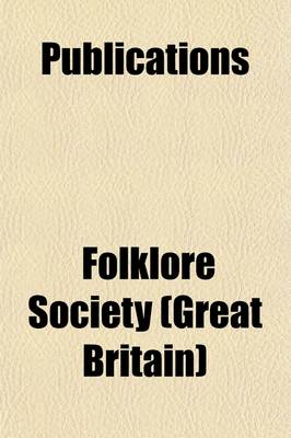 Book cover for Publications (Volume 56)