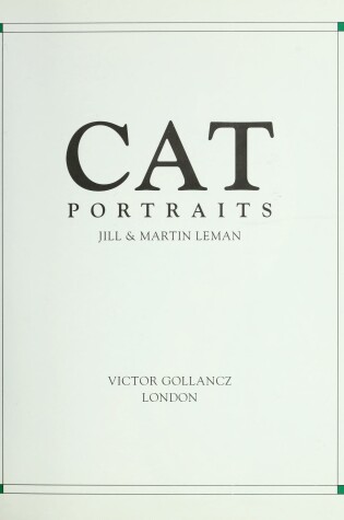 Cover of Cat Portraits