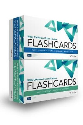 Cover of Wiley CMAexcel Exam Review 2020 Flashcards: Complete Set