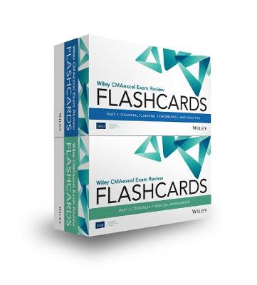 Book cover for Wiley CMAexcel Exam Review 2020 Flashcards: Complete Set