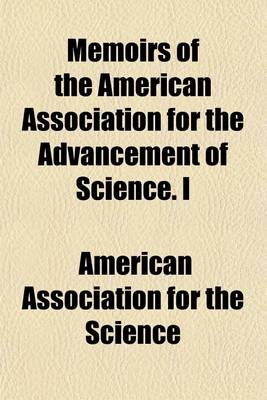 Book cover for Memoirs of the American Association for the Advancement of Science. I