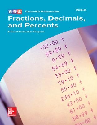 Cover of Corrective Mathematics Fractions, Decimals, and Percents, Workbook