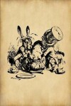 Book cover for Alice in Wonderland Vintage Bullet Dot Grid Journal - Mad Hatter's Tea Party