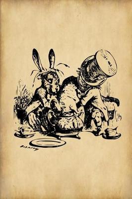Cover of Alice in Wonderland Vintage Bullet Dot Grid Journal - Mad Hatter's Tea Party