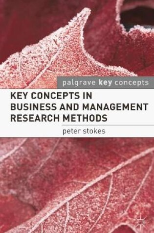 Cover of Key Concepts in Business and Management Research Methods