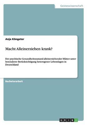 Book cover for Macht Alleinerziehen krank?