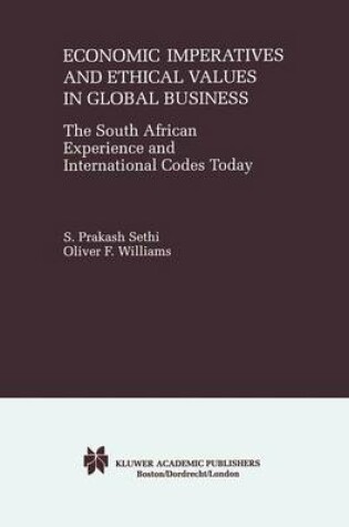 Cover of Economic Imperatives and Ethical Values in Global Business