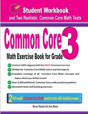 Book cover for Common Core Math Exercise Book for Grade 3