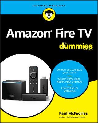 Book cover for Amazon Fire TV For Dummies