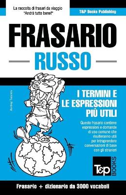 Book cover for Frasario Italiano-Russo e vocabolario tematico da 3000 vocaboli