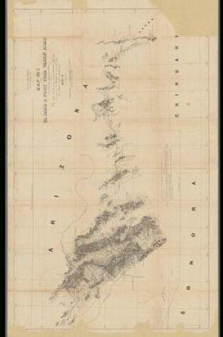 Cover of Vintage 1858 Map of El Paso & Fort Yuma Wagon Road Journal