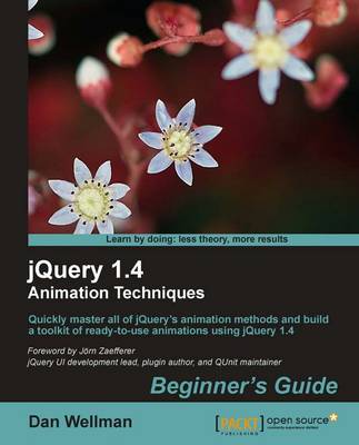 Book cover for jQuery 1.4 Animation Techniques: Beginners Guide