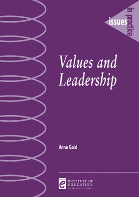 Cover of Values and Leadership