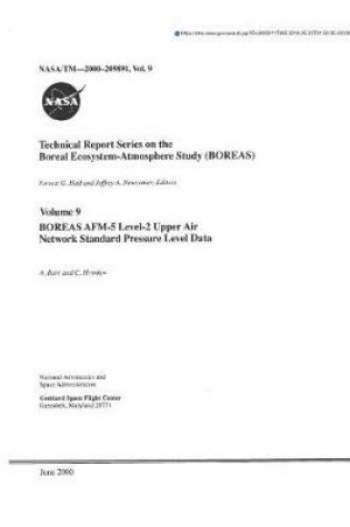 Cover of Boreas Afm-5 Level-2 Upper Air Network Standard Pressure Level Data