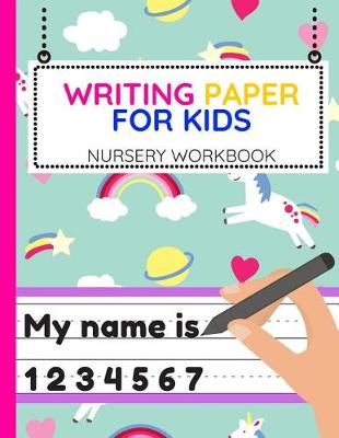 Book cover for Writing Paper for Kids