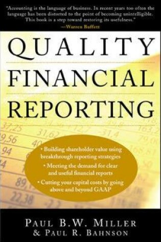 Cover of Quality Financial Reporting