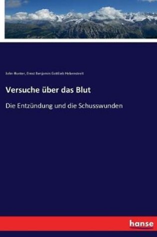 Cover of Versuche über das Blut