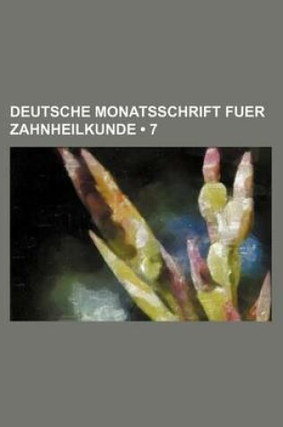 Cover of Deutsche Monatsschrift Fuer Zahnheilkunde (7)