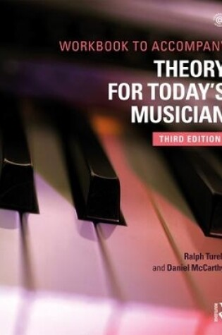 Cover of Theory for Today's Musician Workbook