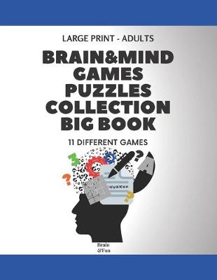 Book cover for Brain & Mind Games Puzzles Collection Big Book