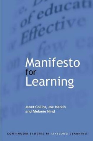 Cover of Manifesto for Learning