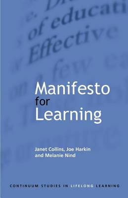 Book cover for Manifesto for Learning