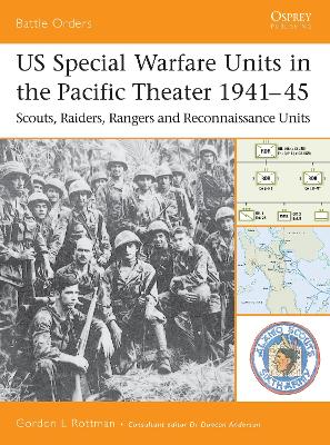 Cover of US Special Warfare Units in the Pacific Theater 1941-45