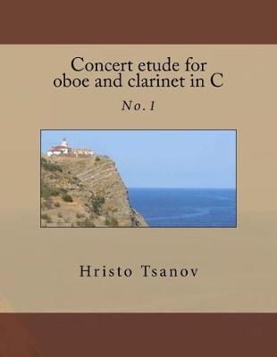 Book cover for Concert etude for oboe and clarinet in C No.1