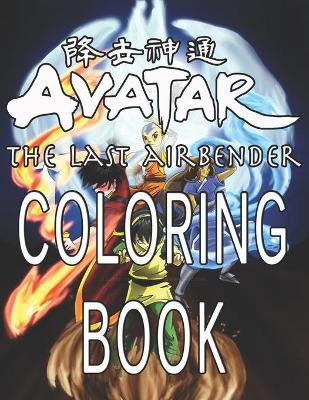 Book cover for Avatar The Last Airbender Coloring Book