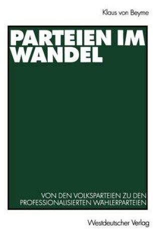 Cover of Parteien Im Wandel