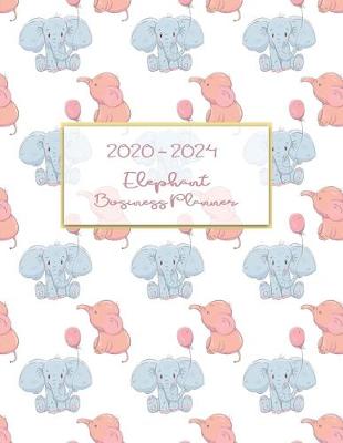 Book cover for 2020-2024 Elephant Business Planner