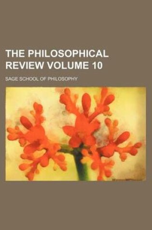 Cover of The Philosophical Review Volume 10