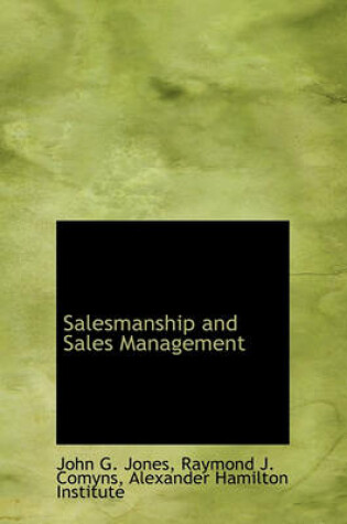 Cover of Salesmanship and Sales Management