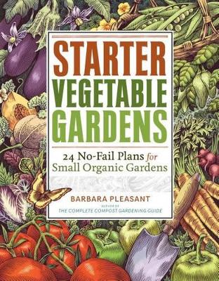 Book cover for Starter Vegetable Gardens