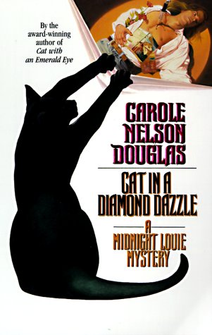 Book cover for Cat in a Diamond Dazzle: a Midnight Louie Mystery