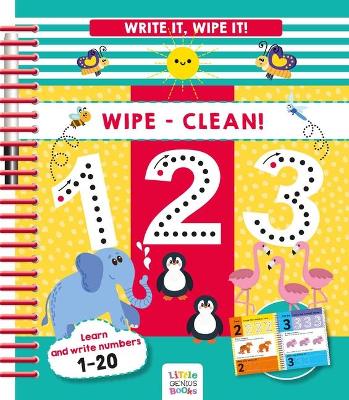 Book cover for Write It, Wipe It! Wipe-Clean 123