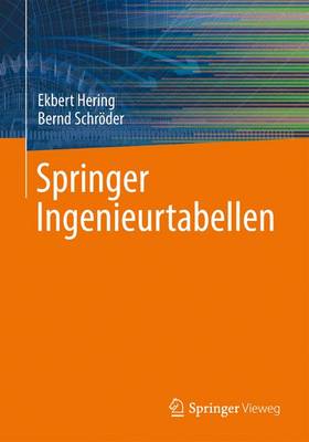 Book cover for Springer Ingenieurtabellen