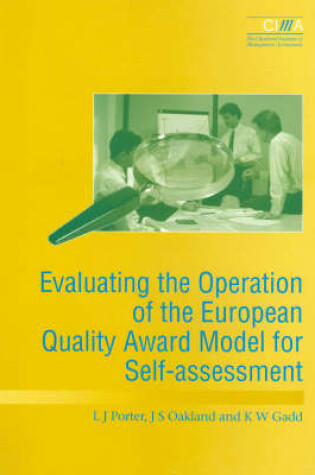 Cover of Evaluating the Operation of the European Quality Award Model for Self-Assessment