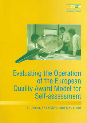 Book cover for Evaluating the Operation of the European Quality Award Model for Self-Assessment