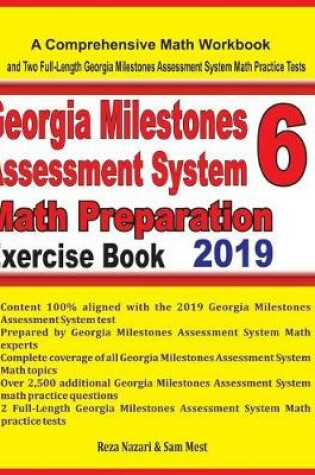 Cover of Georgia Milestones Assessment System 6 Math Preparation Exercise Book