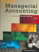 Book cover for IE-Mgrl Acct-Focus Decis Mkng