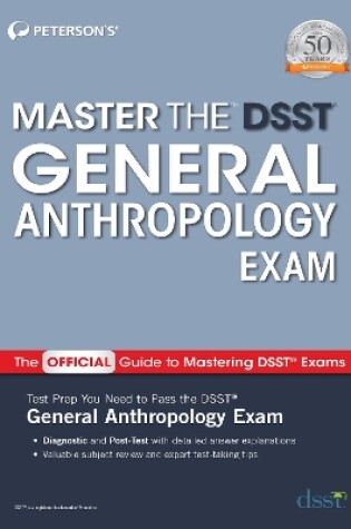 Cover of Master the DSST General Anthropology Exam