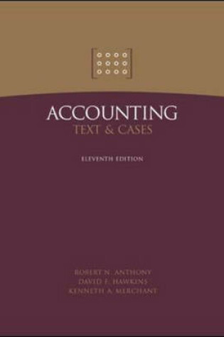 Cover of Accounting Text & Cases