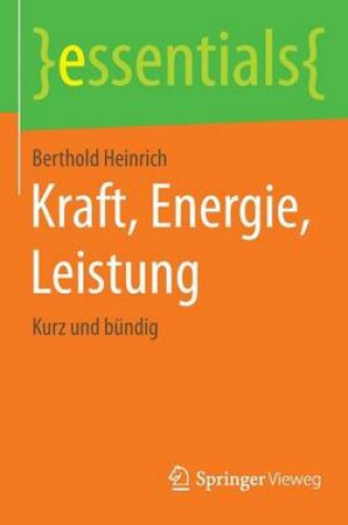 Cover of Kraft, Energie, Leistung