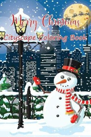 Cover of Merry Christmas Cityscape Coloring Book