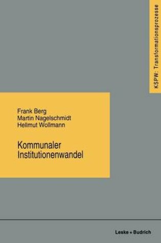 Cover of Kommunaler Institutionenwandel