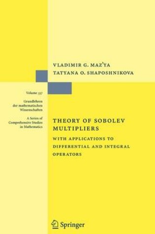 Cover of Theory of Sobolev Multipliers