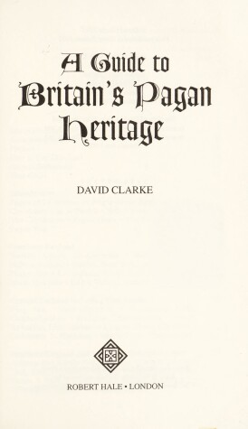 Book cover for A Guide to Britain's Pagan Heritage